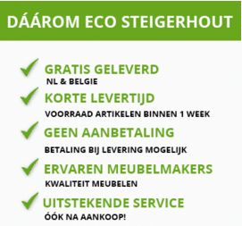 Ecosteigerhout - Tuinset steigerhout